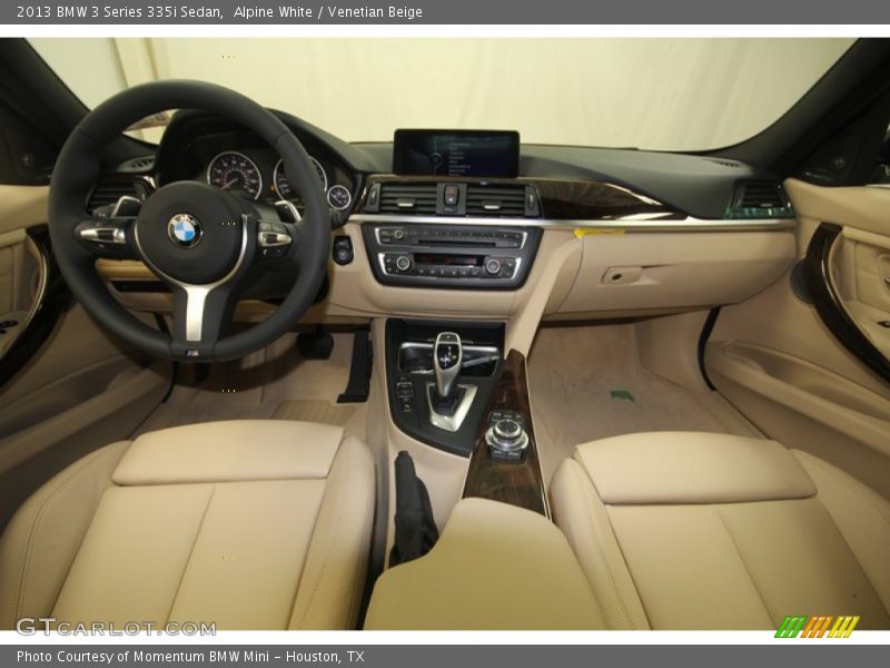 Alpine White / Venetian Beige 2013 BMW 3 Series 335i Sedan