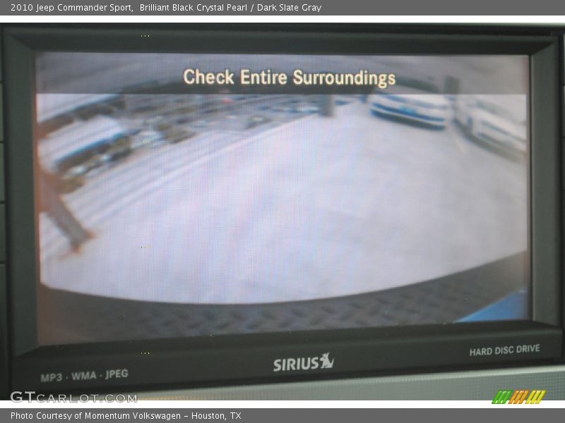 Brilliant Black Crystal Pearl / Dark Slate Gray 2010 Jeep Commander Sport