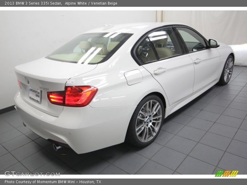 Alpine White / Venetian Beige 2013 BMW 3 Series 335i Sedan