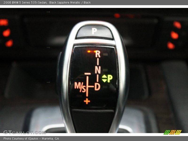 Black Sapphire Metallic / Black 2008 BMW 5 Series 535i Sedan
