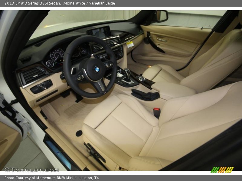Alpine White / Venetian Beige 2013 BMW 3 Series 335i Sedan
