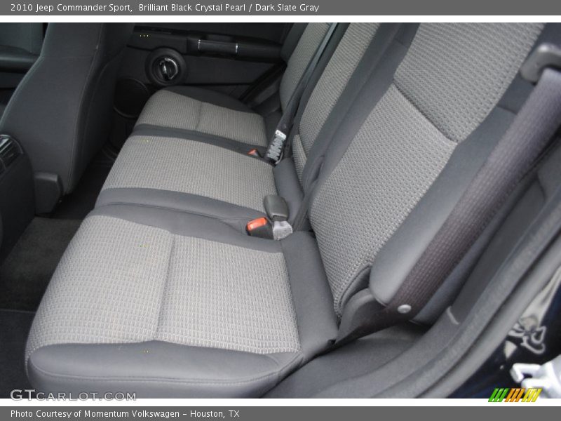 Brilliant Black Crystal Pearl / Dark Slate Gray 2010 Jeep Commander Sport