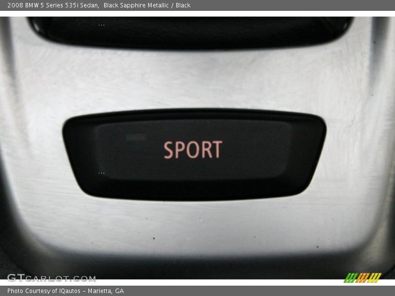 Black Sapphire Metallic / Black 2008 BMW 5 Series 535i Sedan