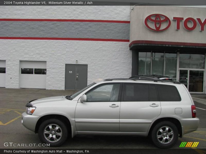 Millenium Silver Metallic / Ash 2004 Toyota Highlander V6