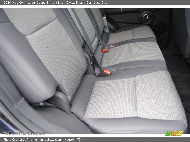 Brilliant Black Crystal Pearl / Dark Slate Gray 2010 Jeep Commander Sport