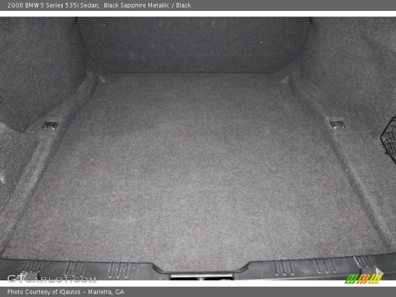 Black Sapphire Metallic / Black 2008 BMW 5 Series 535i Sedan