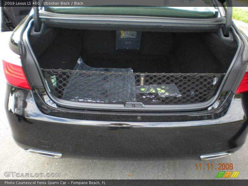 Obsidian Black / Black 2009 Lexus LS 460