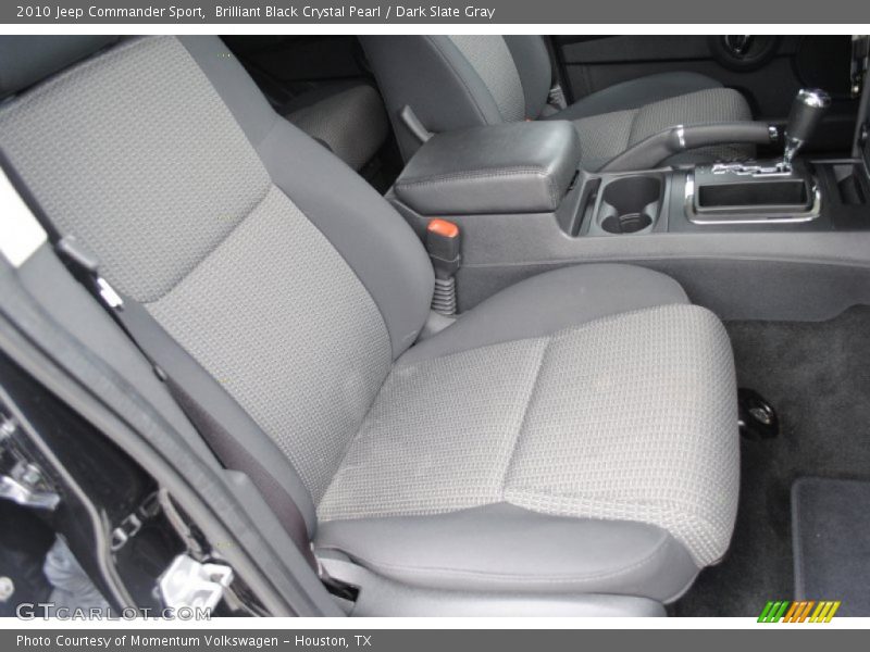 Brilliant Black Crystal Pearl / Dark Slate Gray 2010 Jeep Commander Sport