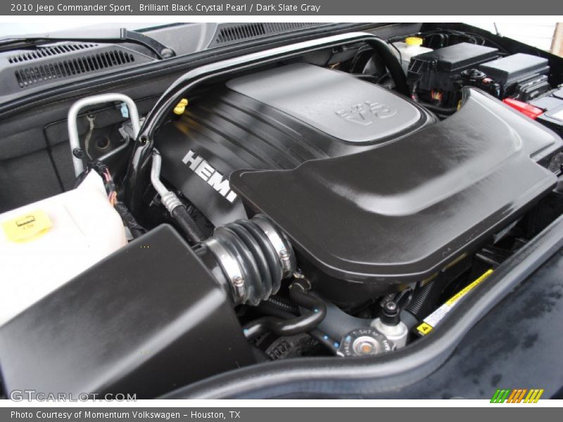 Brilliant Black Crystal Pearl / Dark Slate Gray 2010 Jeep Commander Sport