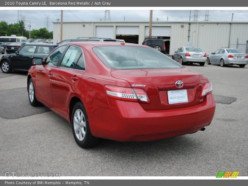 Barcelona Red Metallic / Ash Gray 2010 Toyota Camry LE