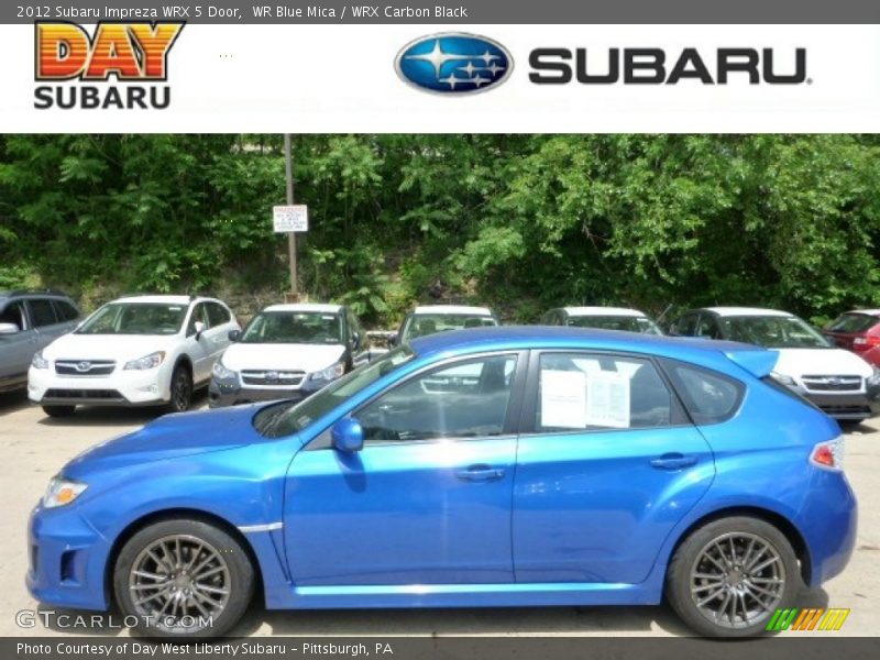 WR Blue Mica / WRX Carbon Black 2012 Subaru Impreza WRX 5 Door