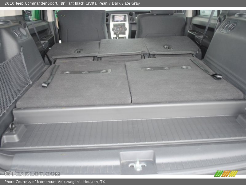 Brilliant Black Crystal Pearl / Dark Slate Gray 2010 Jeep Commander Sport