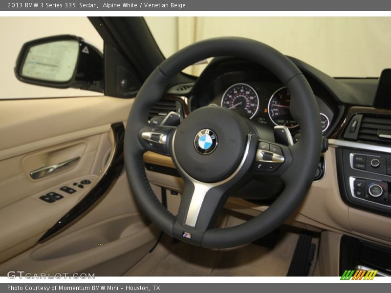 Alpine White / Venetian Beige 2013 BMW 3 Series 335i Sedan