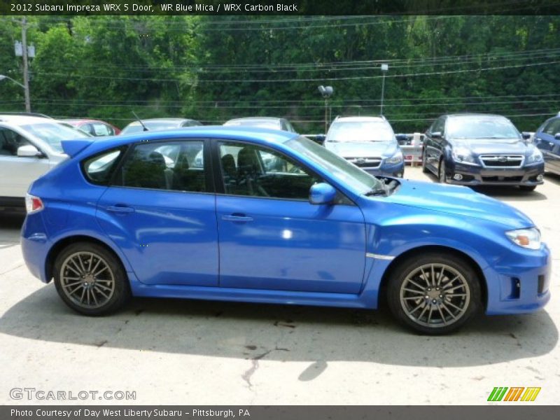WR Blue Mica / WRX Carbon Black 2012 Subaru Impreza WRX 5 Door