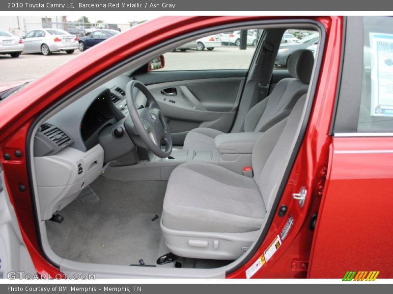 Barcelona Red Metallic / Ash Gray 2010 Toyota Camry LE