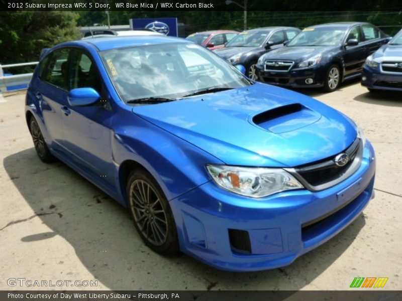 Front 3/4 View of 2012 Impreza WRX 5 Door