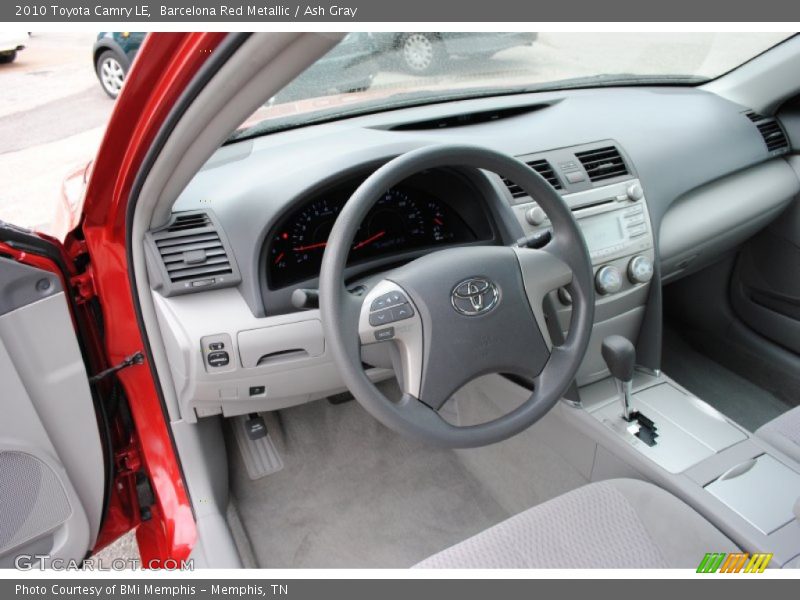 Barcelona Red Metallic / Ash Gray 2010 Toyota Camry LE