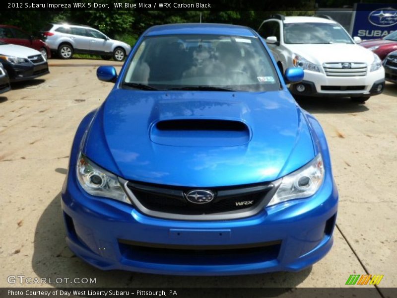 WR Blue Mica / WRX Carbon Black 2012 Subaru Impreza WRX 5 Door