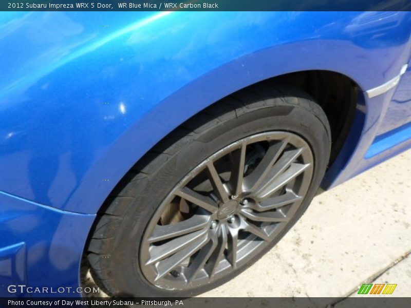 WR Blue Mica / WRX Carbon Black 2012 Subaru Impreza WRX 5 Door