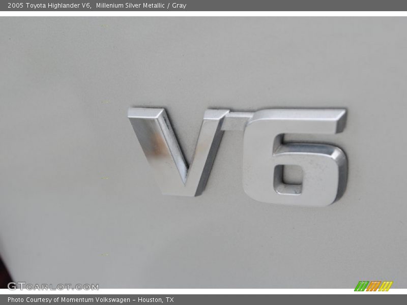 Millenium Silver Metallic / Gray 2005 Toyota Highlander V6