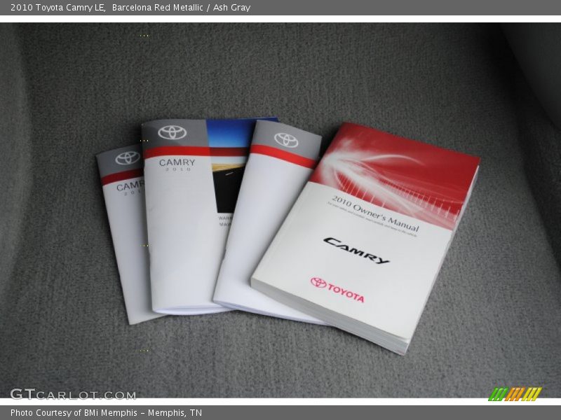 Barcelona Red Metallic / Ash Gray 2010 Toyota Camry LE