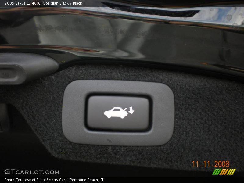 Obsidian Black / Black 2009 Lexus LS 460