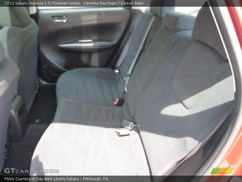 Camellia Red Pearl / Carbon Black 2011 Subaru Impreza 2.5i Premium Sedan