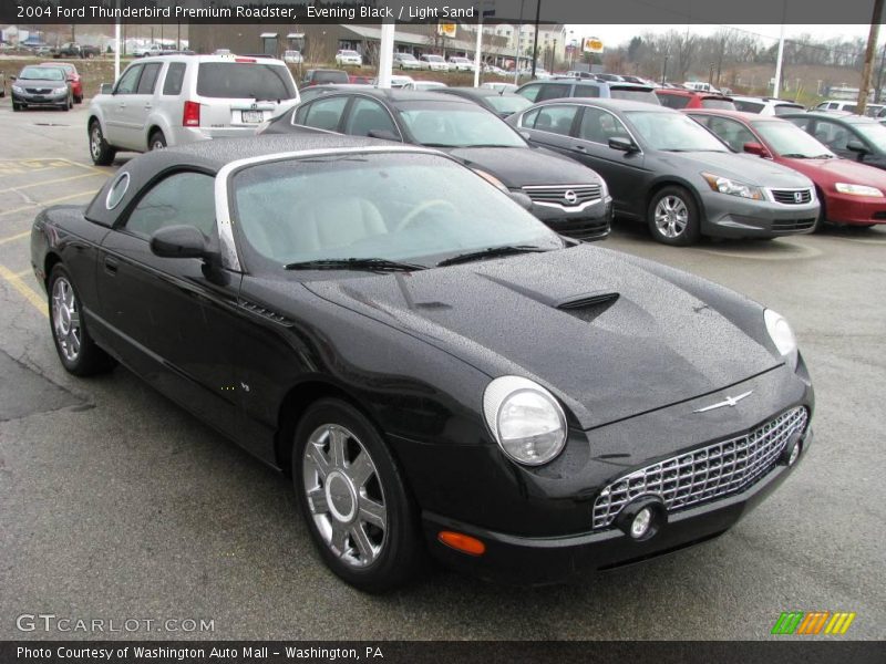 Evening Black / Light Sand 2004 Ford Thunderbird Premium Roadster