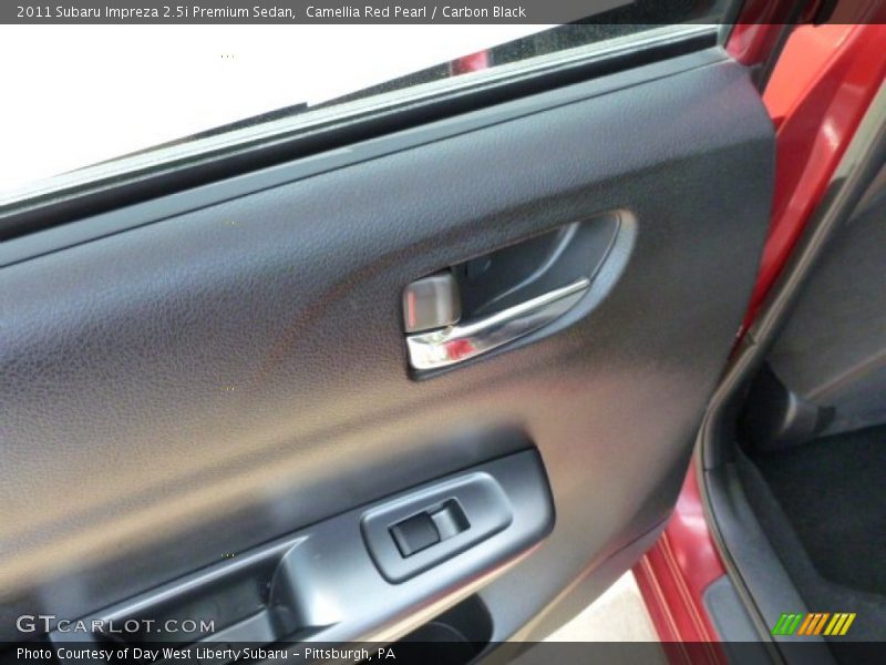 Camellia Red Pearl / Carbon Black 2011 Subaru Impreza 2.5i Premium Sedan