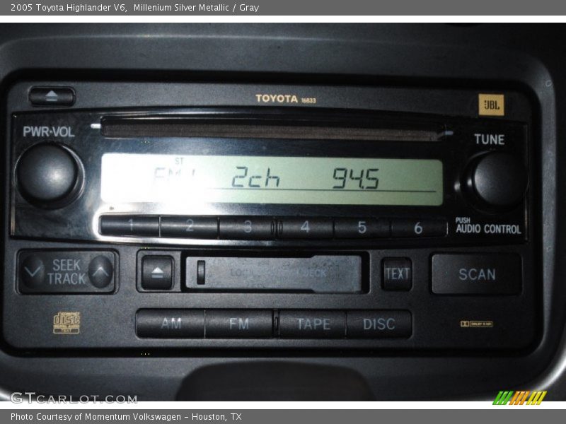 Millenium Silver Metallic / Gray 2005 Toyota Highlander V6