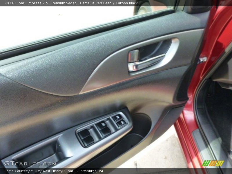 Camellia Red Pearl / Carbon Black 2011 Subaru Impreza 2.5i Premium Sedan