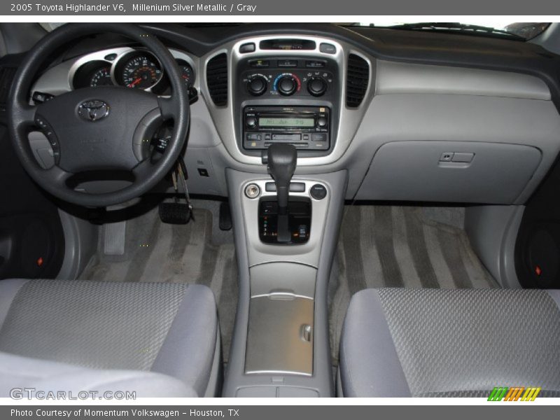 Millenium Silver Metallic / Gray 2005 Toyota Highlander V6