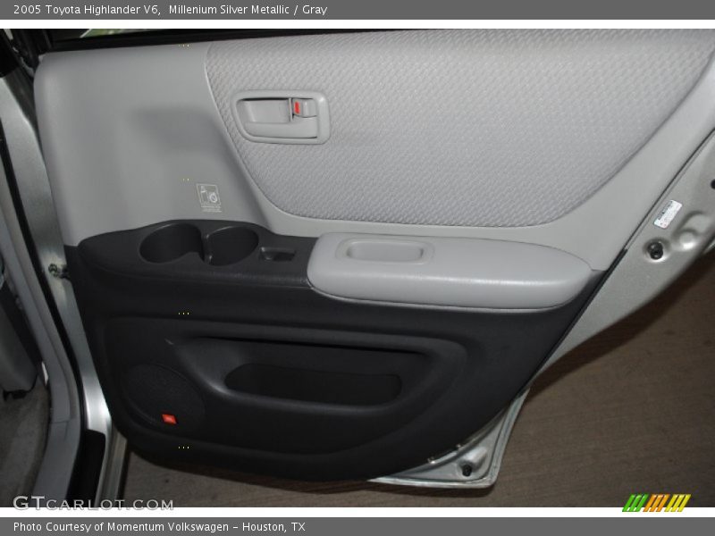 Millenium Silver Metallic / Gray 2005 Toyota Highlander V6