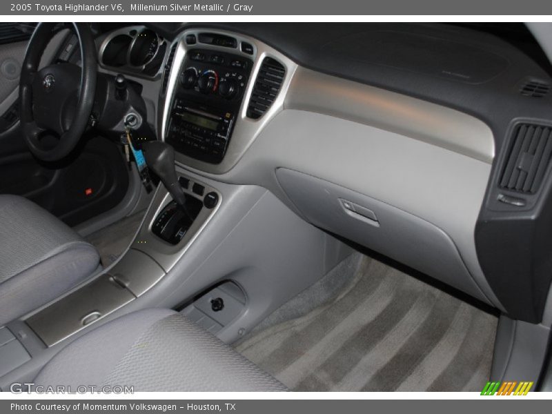 Millenium Silver Metallic / Gray 2005 Toyota Highlander V6