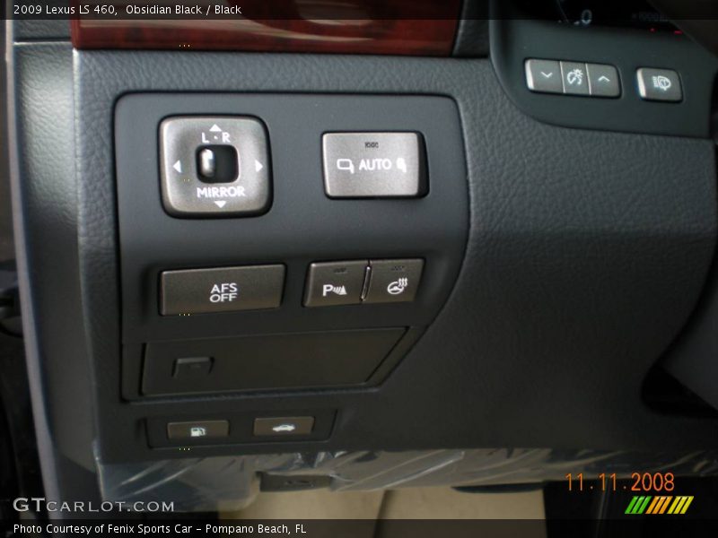 Obsidian Black / Black 2009 Lexus LS 460