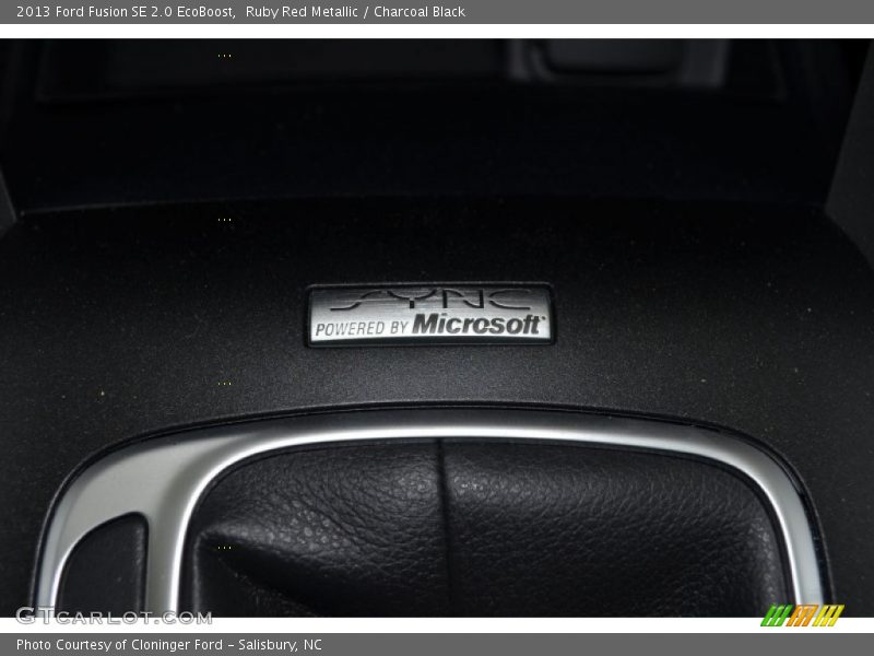 Ruby Red Metallic / Charcoal Black 2013 Ford Fusion SE 2.0 EcoBoost