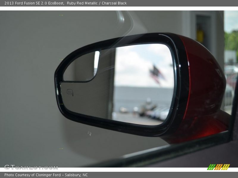 Ruby Red Metallic / Charcoal Black 2013 Ford Fusion SE 2.0 EcoBoost