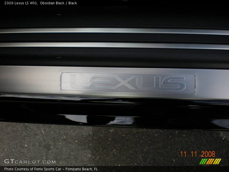 Obsidian Black / Black 2009 Lexus LS 460