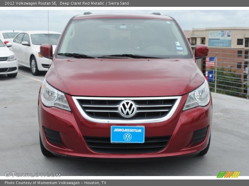 Deep Claret Red Metallic / Sierra Sand 2012 Volkswagen Routan SE