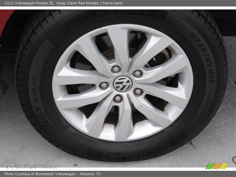 Deep Claret Red Metallic / Sierra Sand 2012 Volkswagen Routan SE