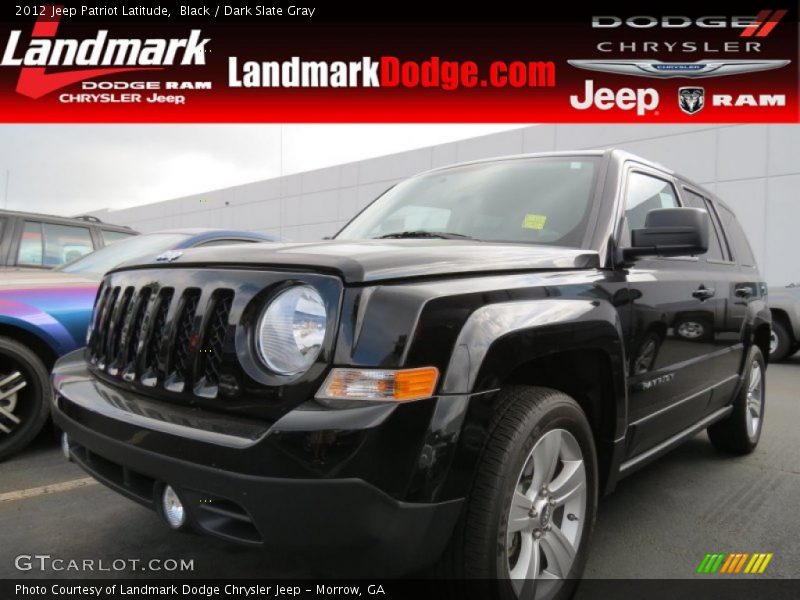 Black / Dark Slate Gray 2012 Jeep Patriot Latitude