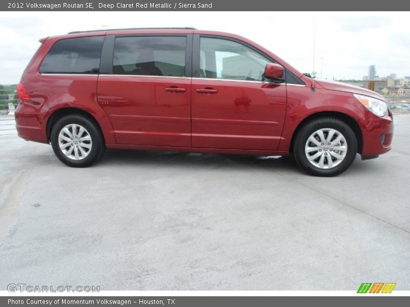 Deep Claret Red Metallic / Sierra Sand 2012 Volkswagen Routan SE