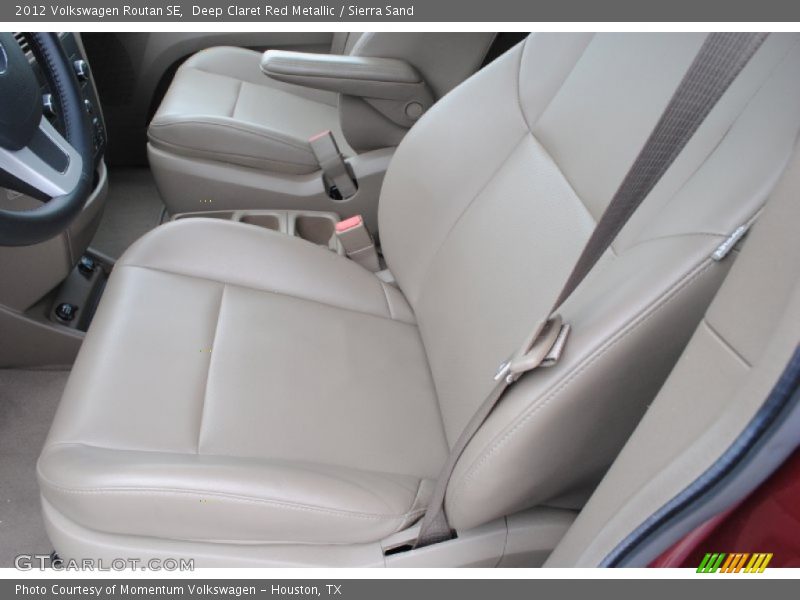 Deep Claret Red Metallic / Sierra Sand 2012 Volkswagen Routan SE