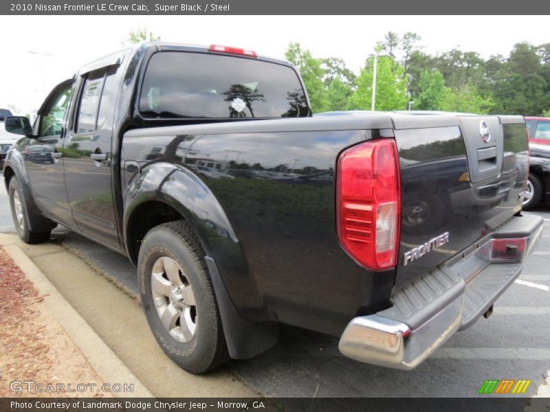 Super Black / Steel 2010 Nissan Frontier LE Crew Cab