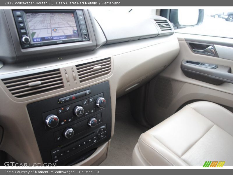 Deep Claret Red Metallic / Sierra Sand 2012 Volkswagen Routan SE