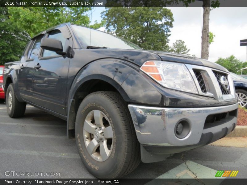 Super Black / Steel 2010 Nissan Frontier LE Crew Cab