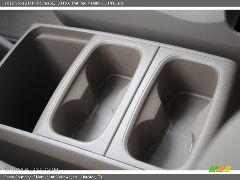 Deep Claret Red Metallic / Sierra Sand 2012 Volkswagen Routan SE