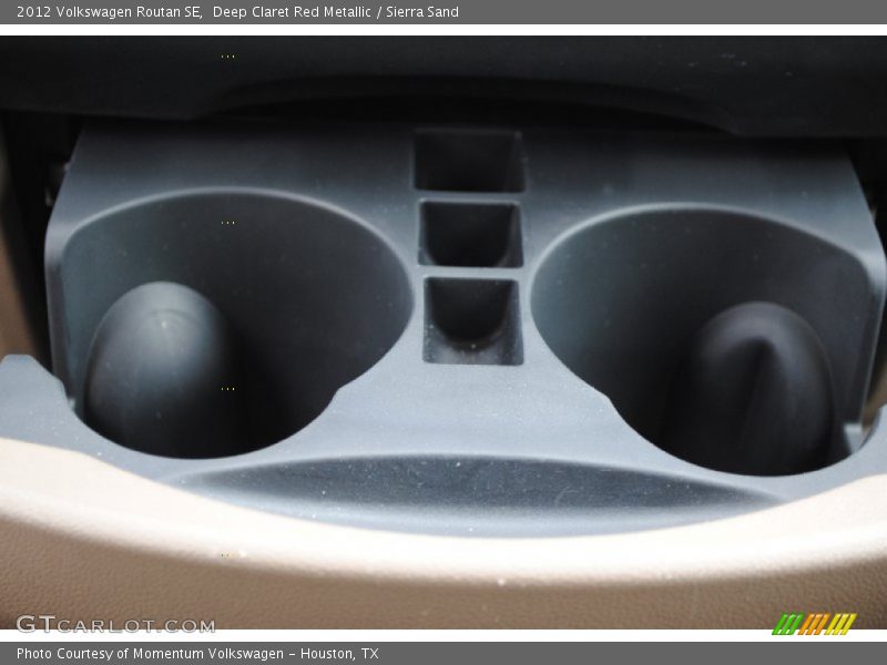 Deep Claret Red Metallic / Sierra Sand 2012 Volkswagen Routan SE
