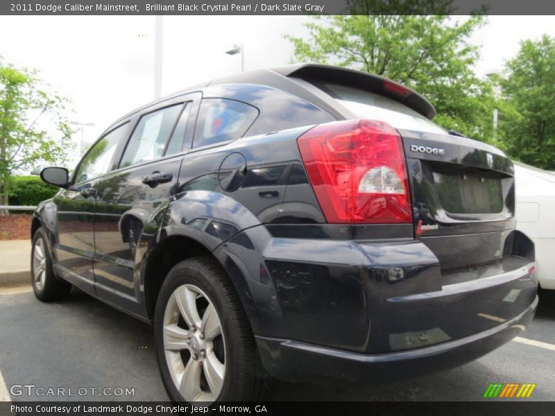 Brilliant Black Crystal Pearl / Dark Slate Gray 2011 Dodge Caliber Mainstreet