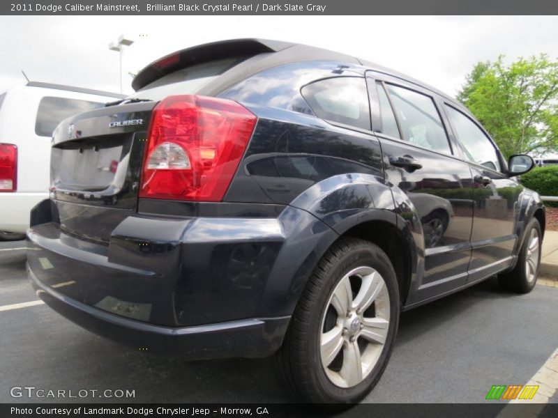 Brilliant Black Crystal Pearl / Dark Slate Gray 2011 Dodge Caliber Mainstreet